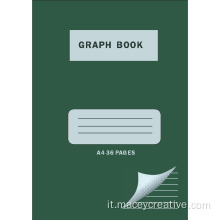 36 pagine A4 Graph Book